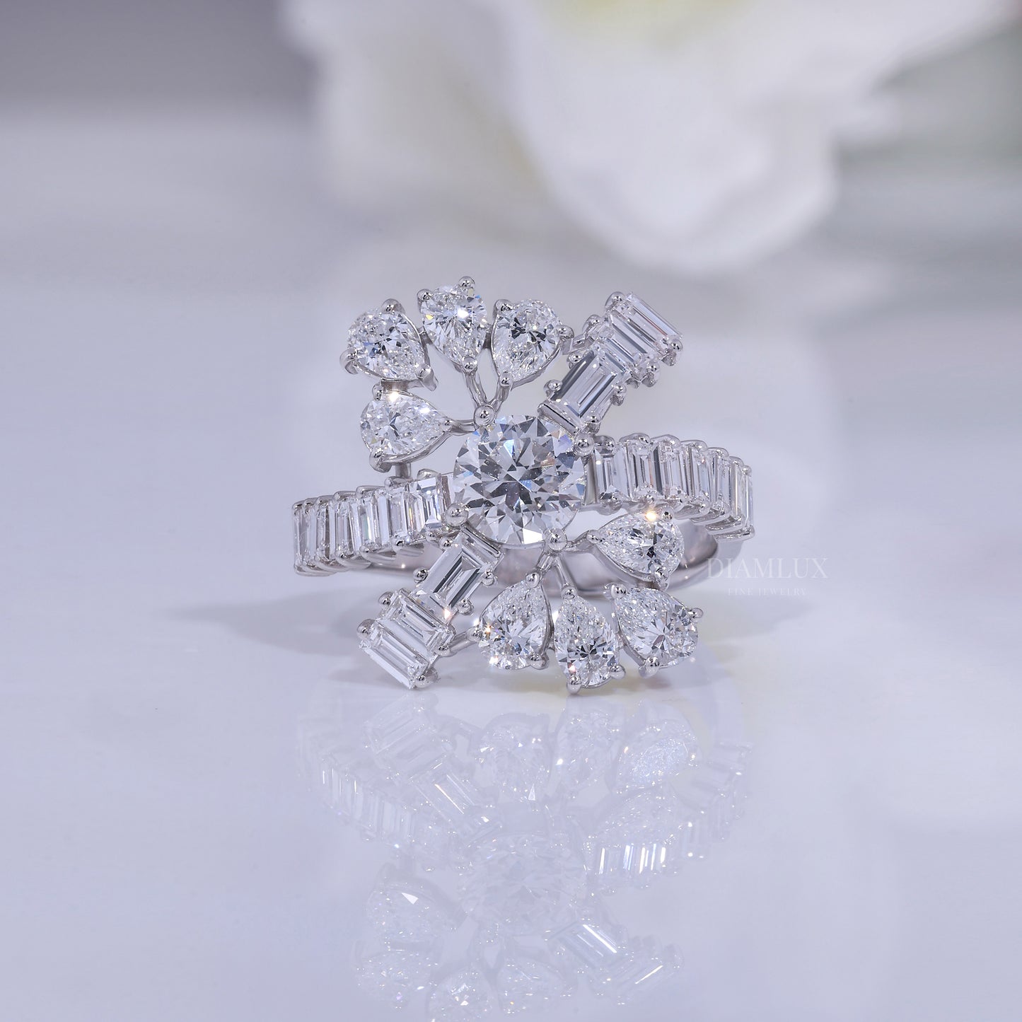 10kt Gold Lab Diamond Ring Diamlux Fine Jewelry