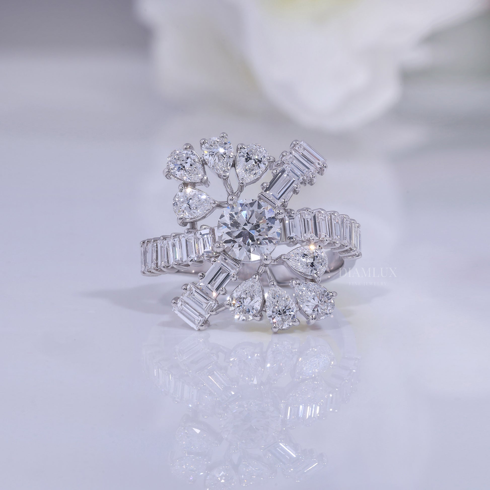 10kt Gold Lab Diamond Ring Diamlux Fine Jewelry