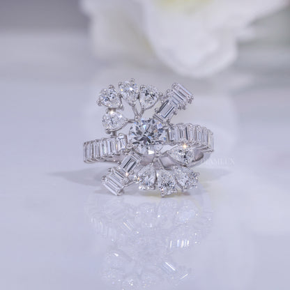 10kt Gold Lab Diamond Ring Diamlux Fine Jewelry