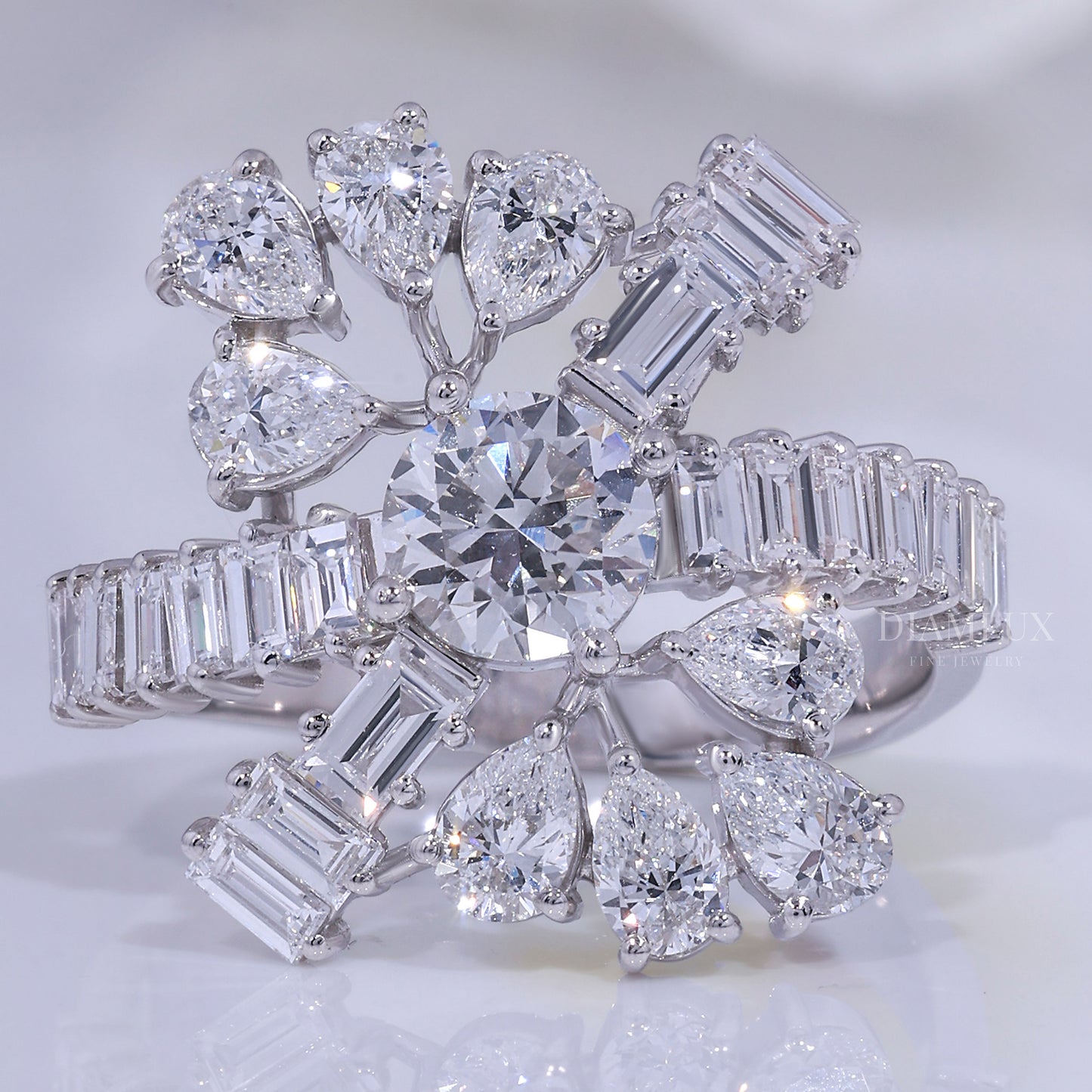 10kt Gold Lab Diamond Ring Diamlux Fine Jewelry