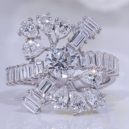 10kt Gold Lab Diamond Ring Diamlux Fine Jewelry