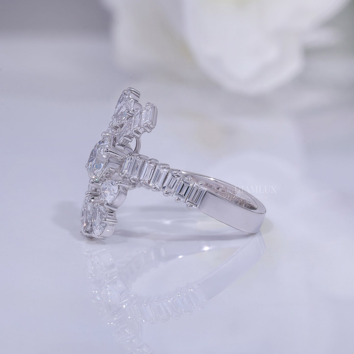 10kt Gold Lab Diamond Ring Diamlux Fine Jewelry