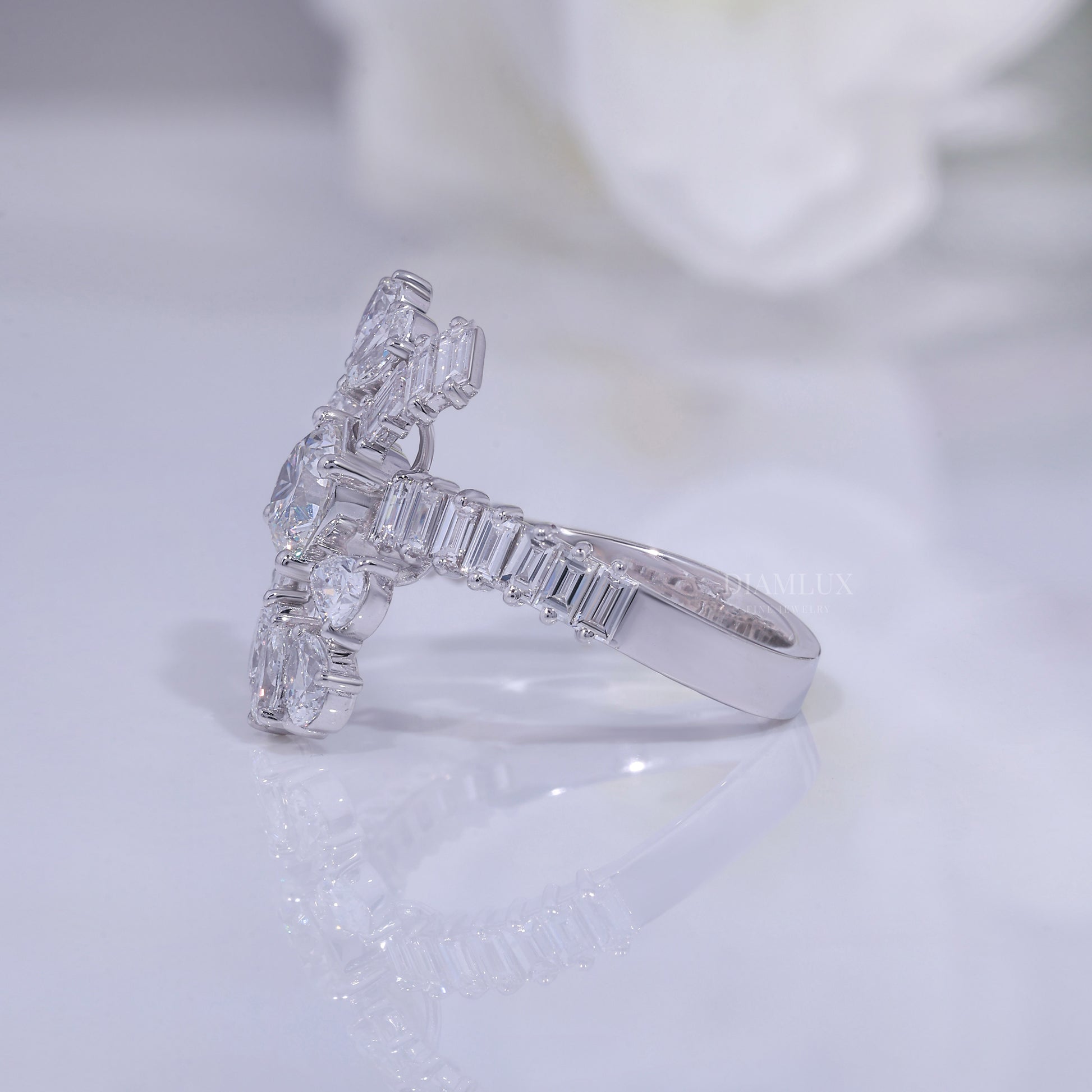 10kt Gold Lab Diamond Ring Diamlux Fine Jewelry