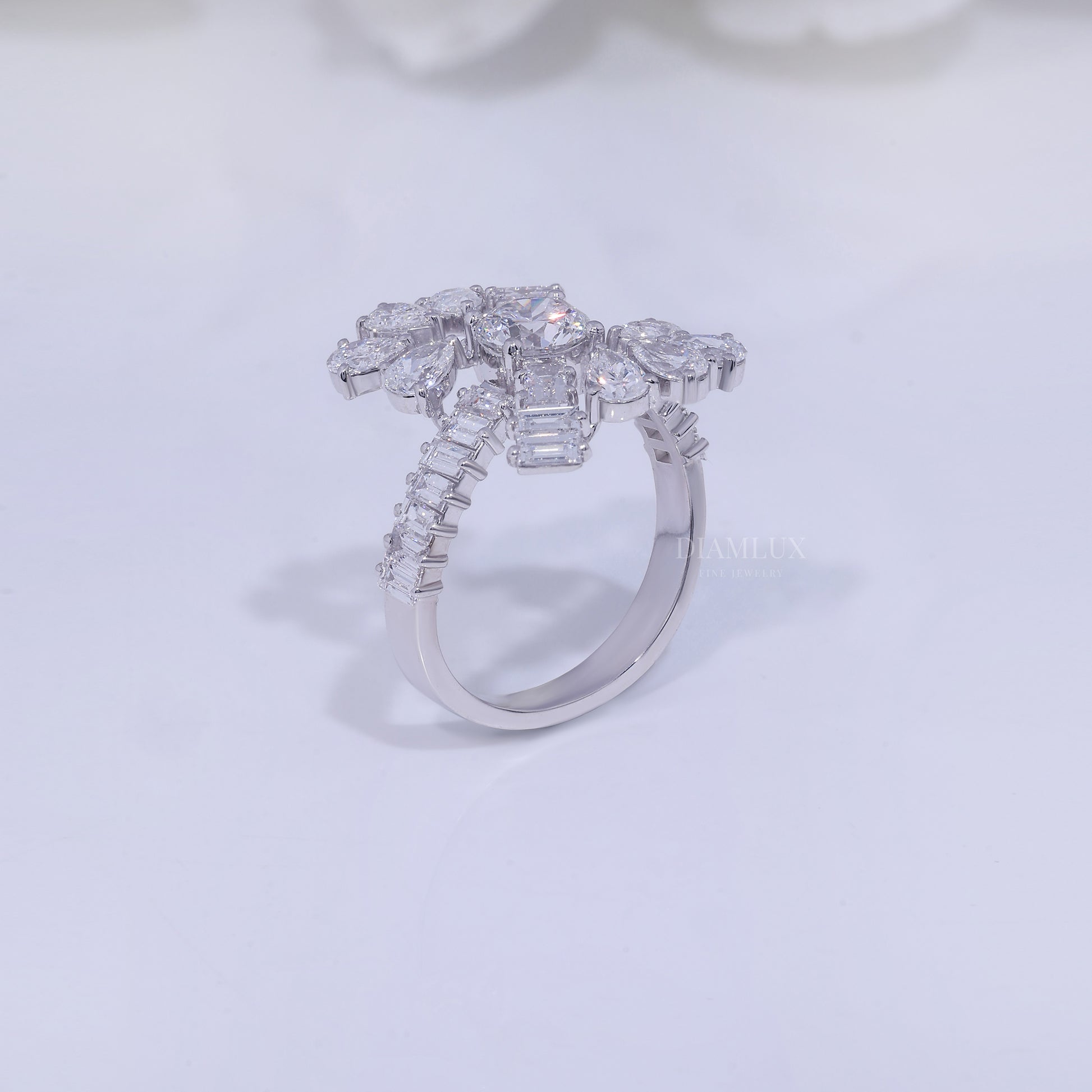 10kt Gold Lab Diamond Ring Diamlux Fine Jewelry