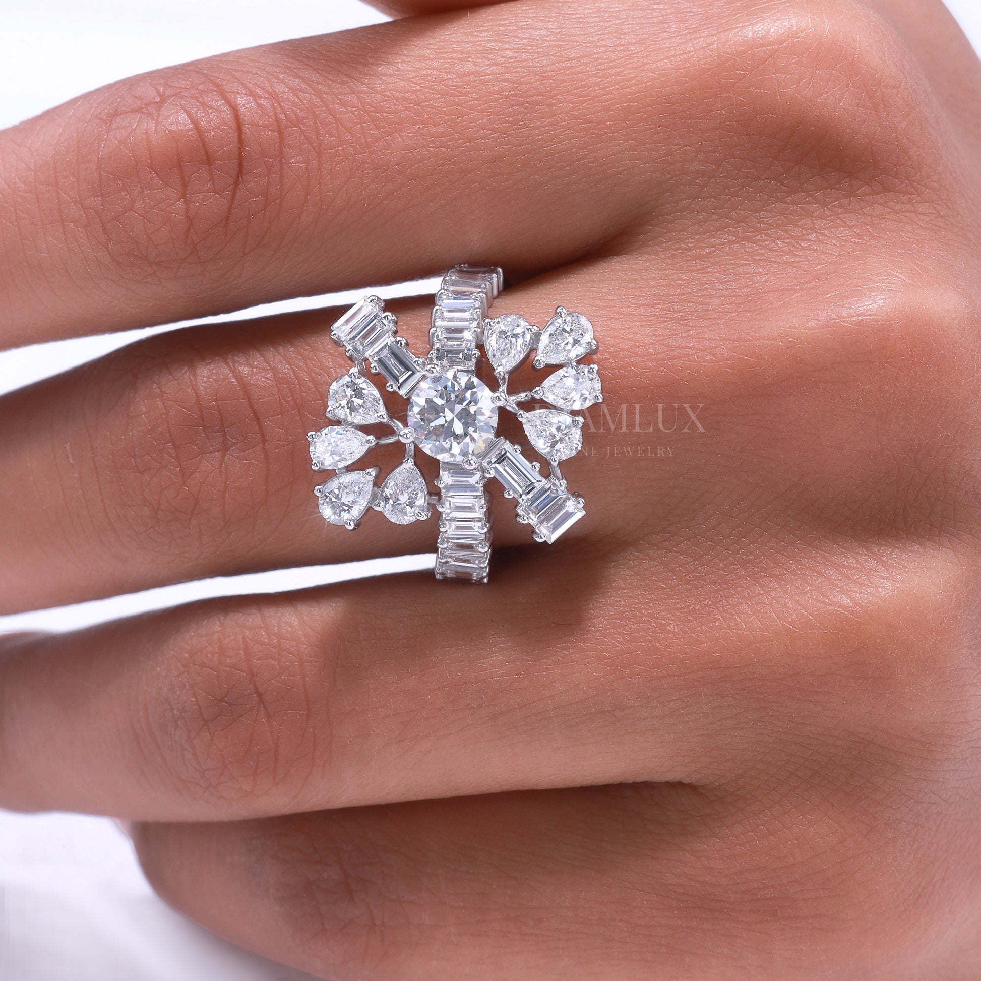 10kt Gold Lab Diamond Ring Diamlux Fine Jewelry