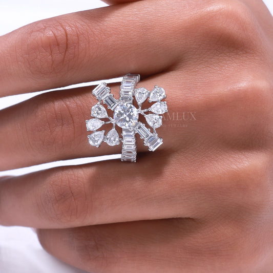10kt Gold Lab Diamond Ring Diamlux Fine Jewelry