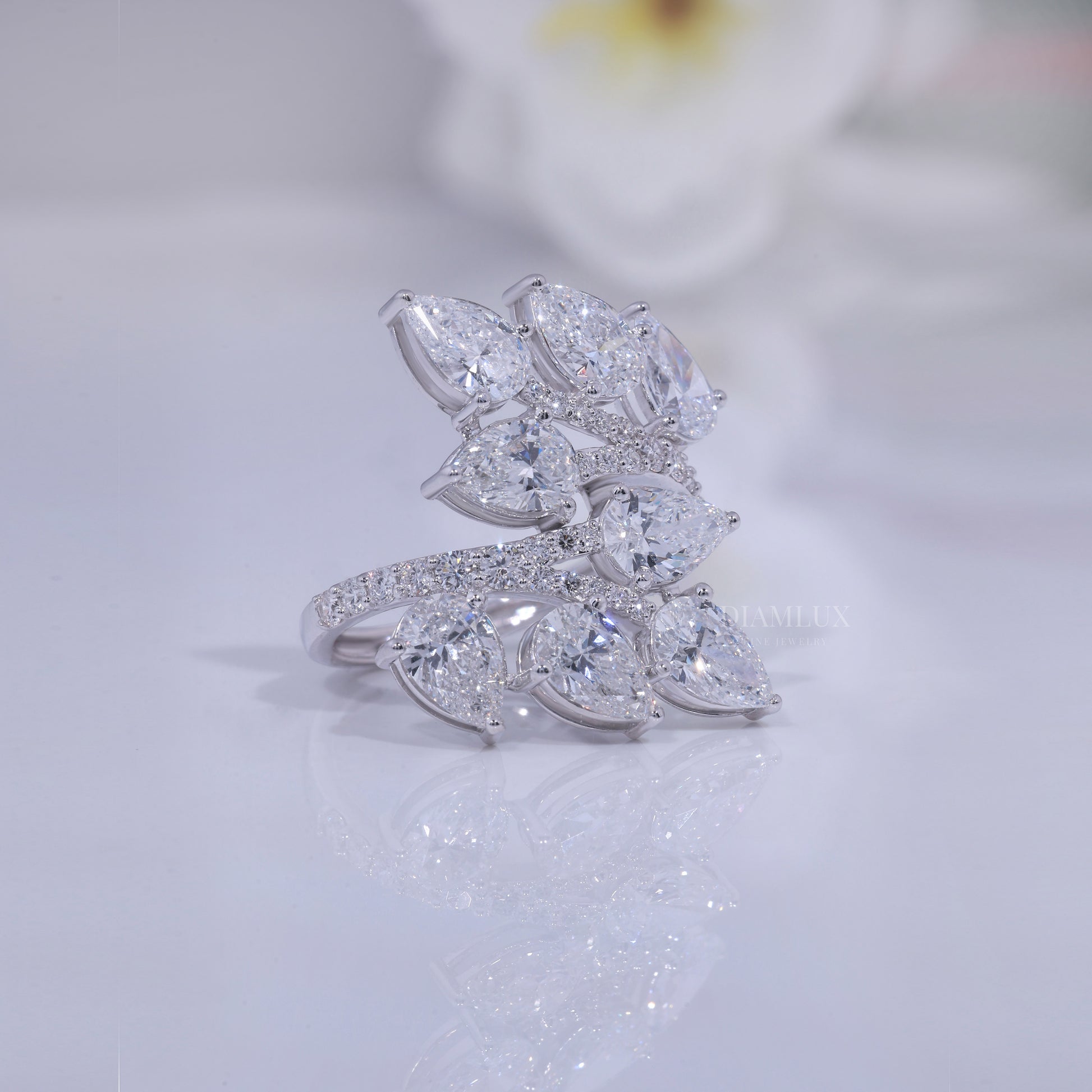 10kt Gold Lab Diamond Ring Diamlux Fine Jewelry