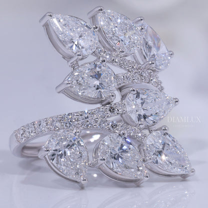 10kt Gold Lab Diamond Ring Diamlux Fine Jewelry