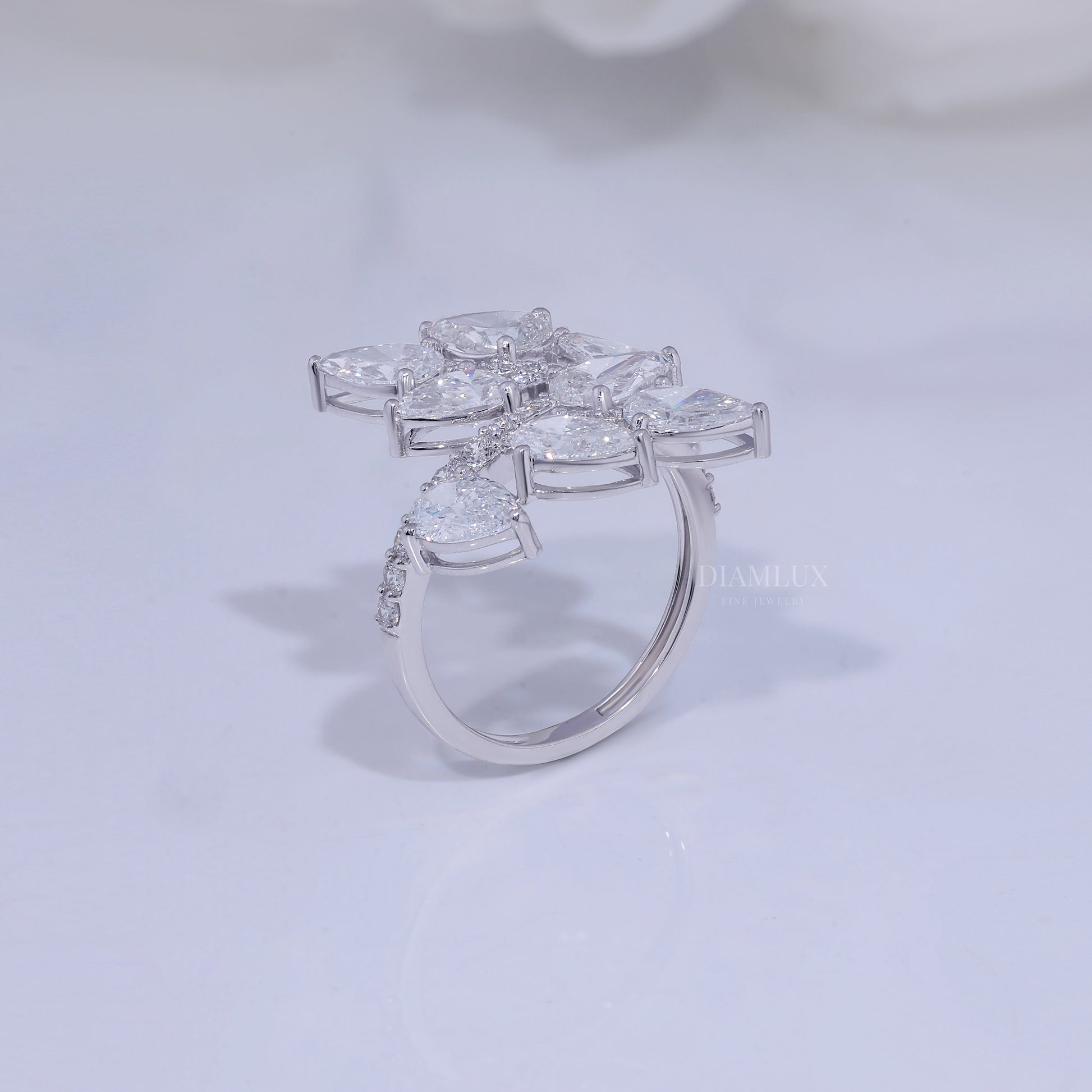 10kt Gold Lab Diamond Ring Diamlux Fine Jewelry
