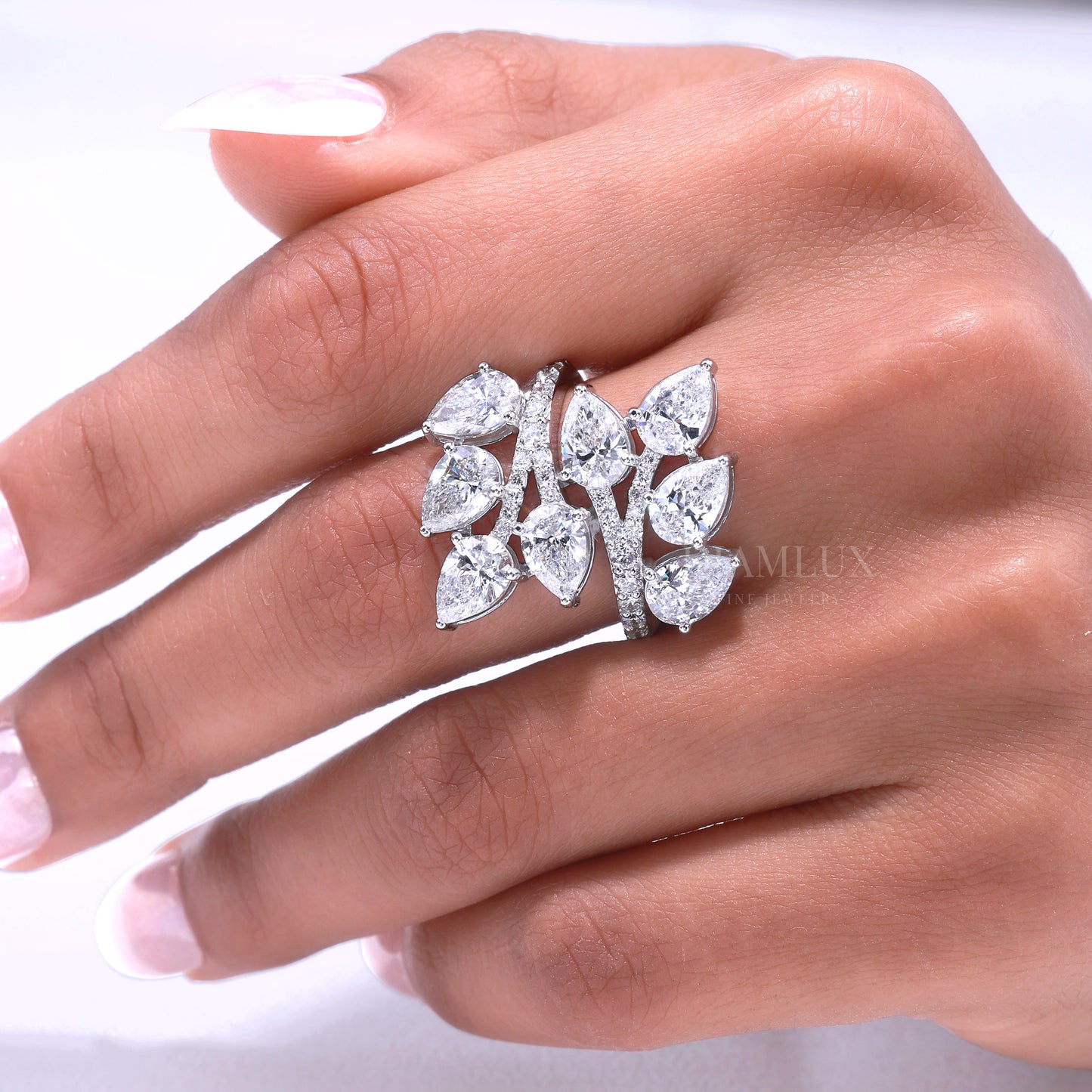 10kt Gold Lab Diamond Ring Diamlux Fine Jewelry