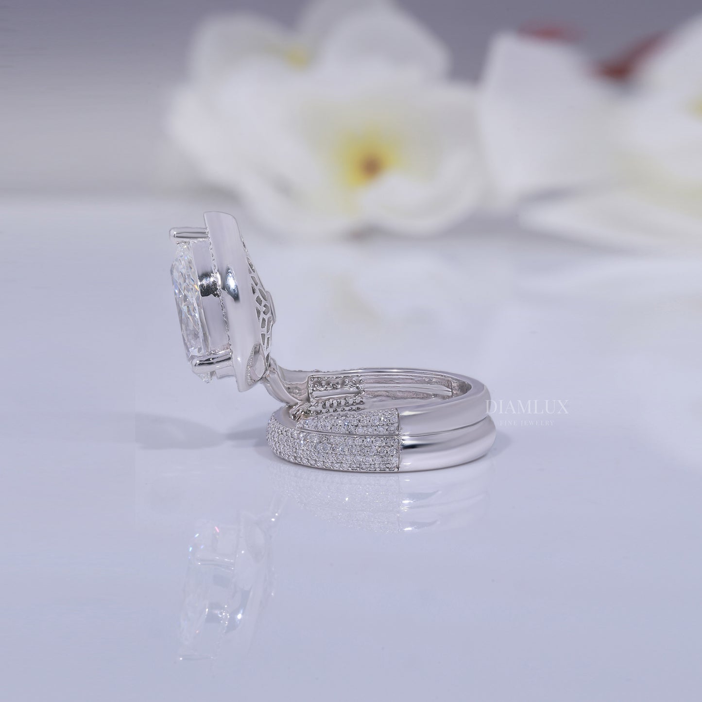 10kt Gold Lab Diamond Ring Diamlux Fine Jewelry