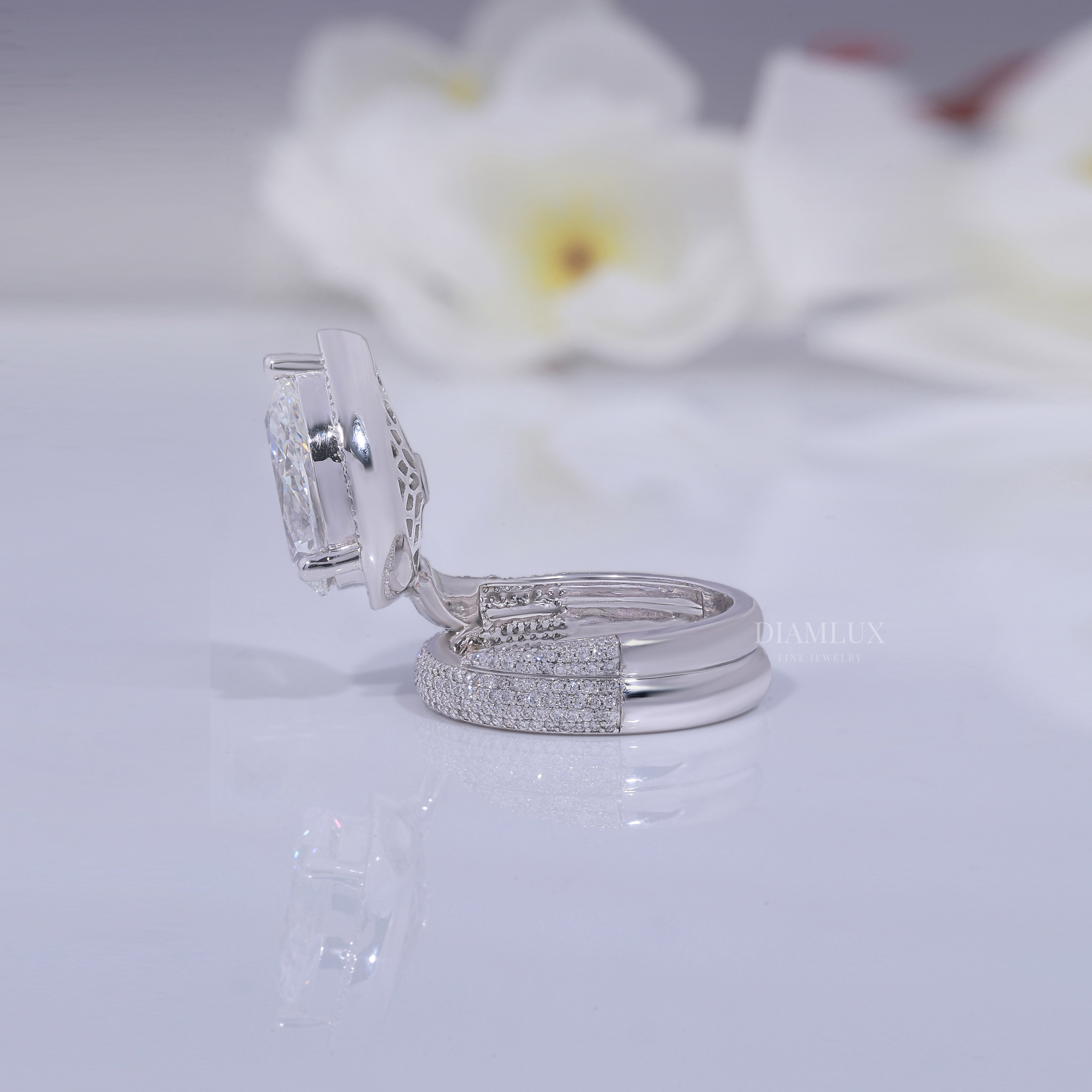 10kt Gold Lab Diamond Ring Diamlux Fine Jewelry