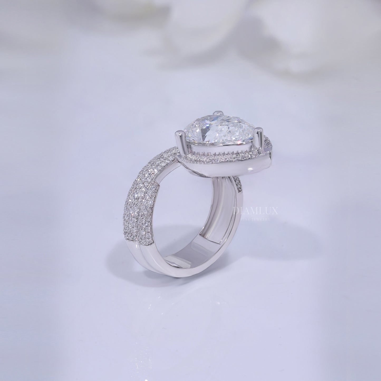 10kt Gold Lab Diamond Ring Diamlux Fine Jewelry