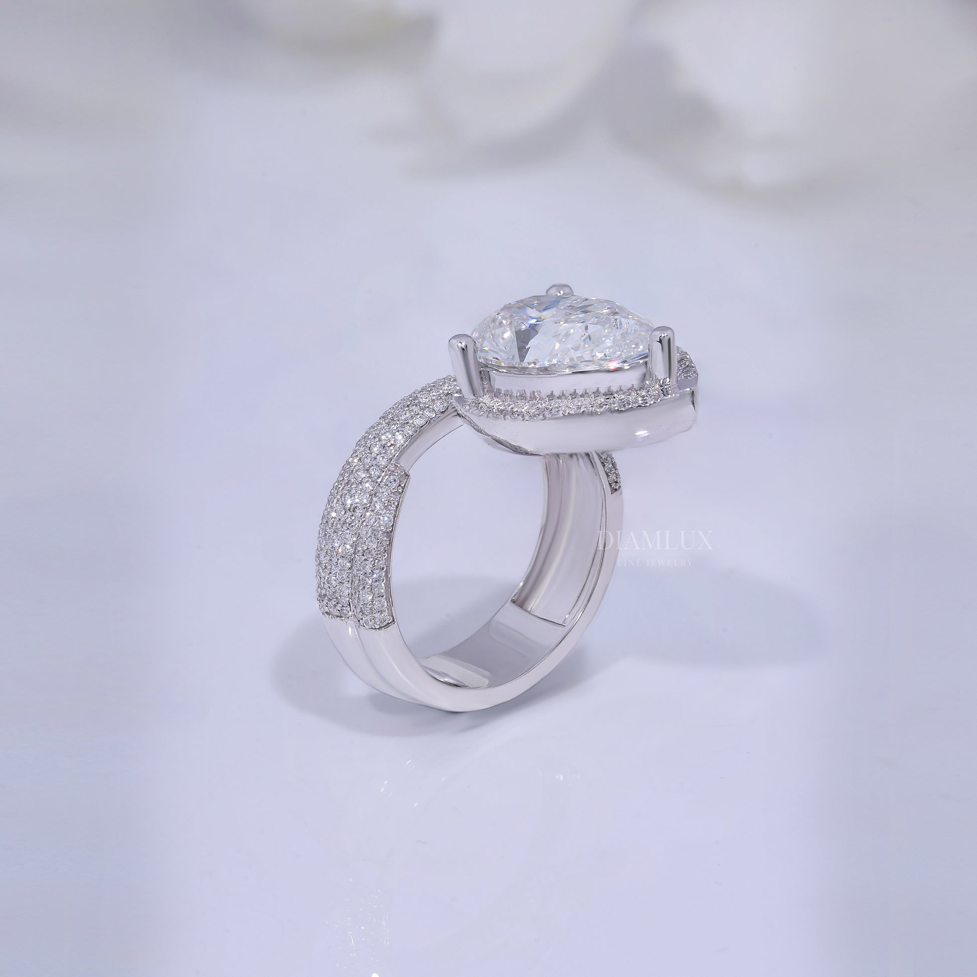 10kt Gold Lab Diamond Ring Diamlux Fine Jewelry