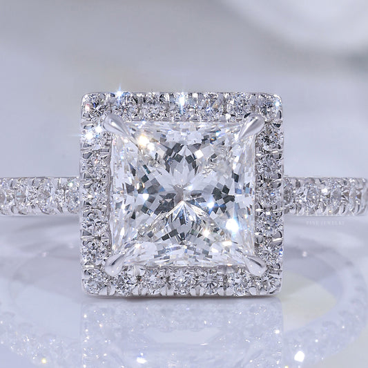 10kt Gold lab Diamond Ring Diamlux Fine Jewelry
