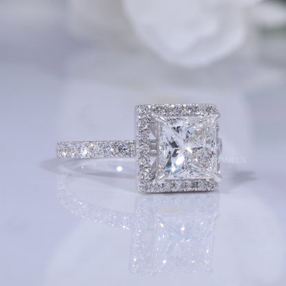 10kt Gold lab Diamond Ring Diamlux Fine Jewelry