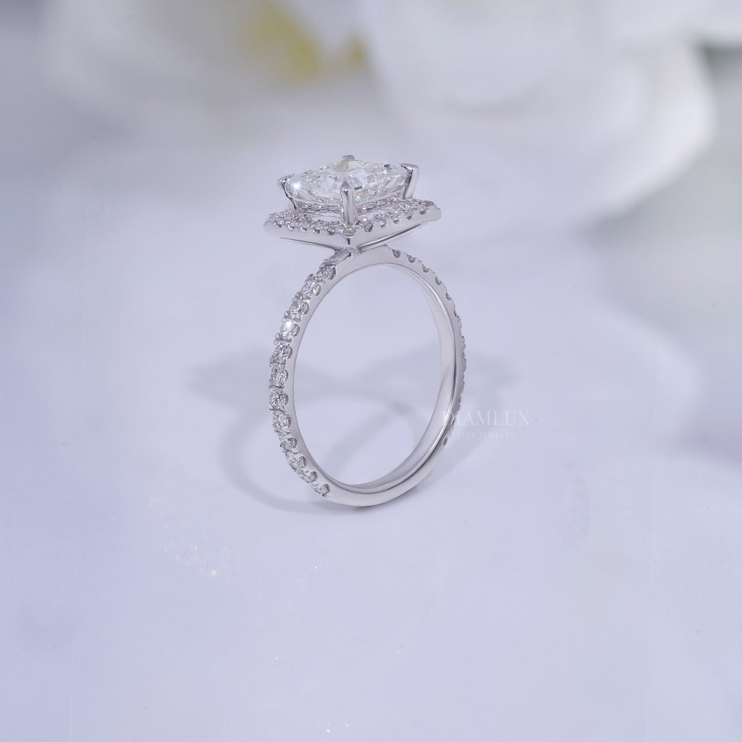 10kt Gold lab Diamond Ring Diamlux Fine Jewelry