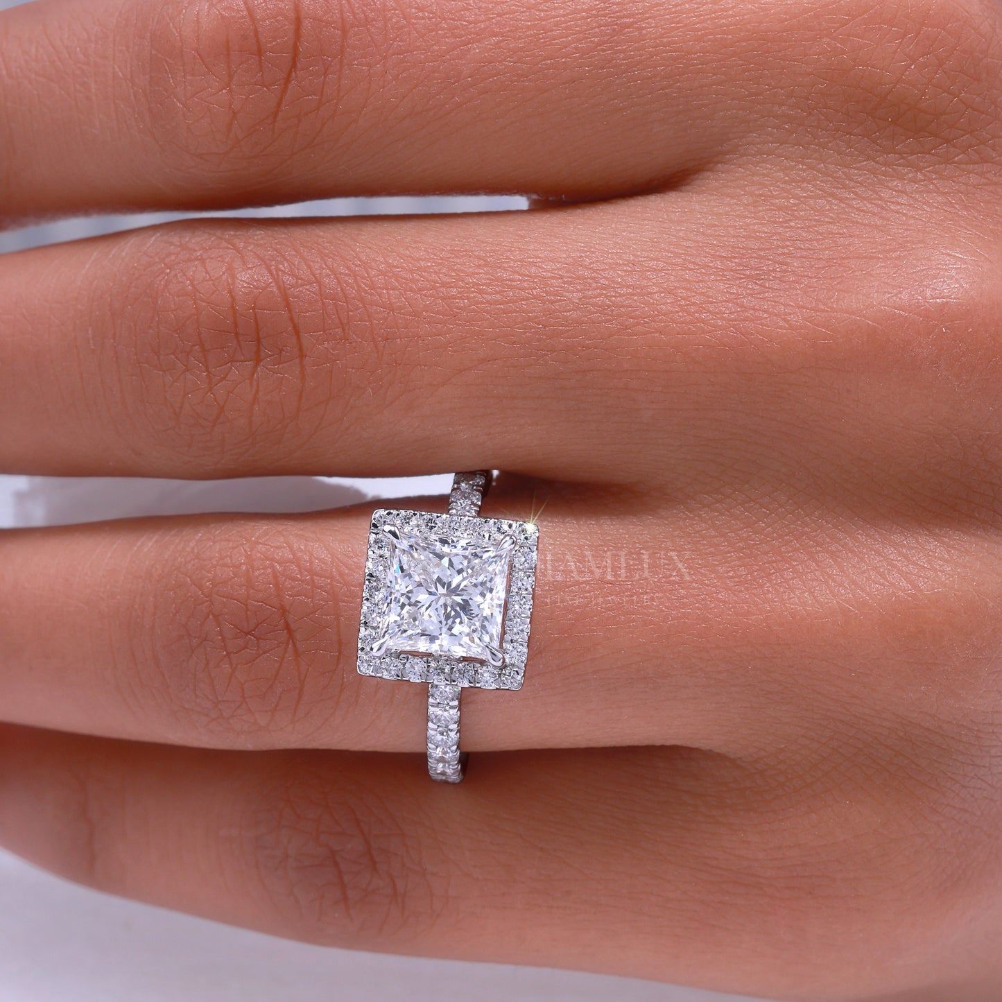 10kt Gold lab Diamond Ring Diamlux Fine Jewelry