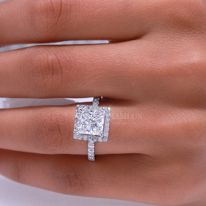 10kt Gold lab Diamond Ring Diamlux Fine Jewelry