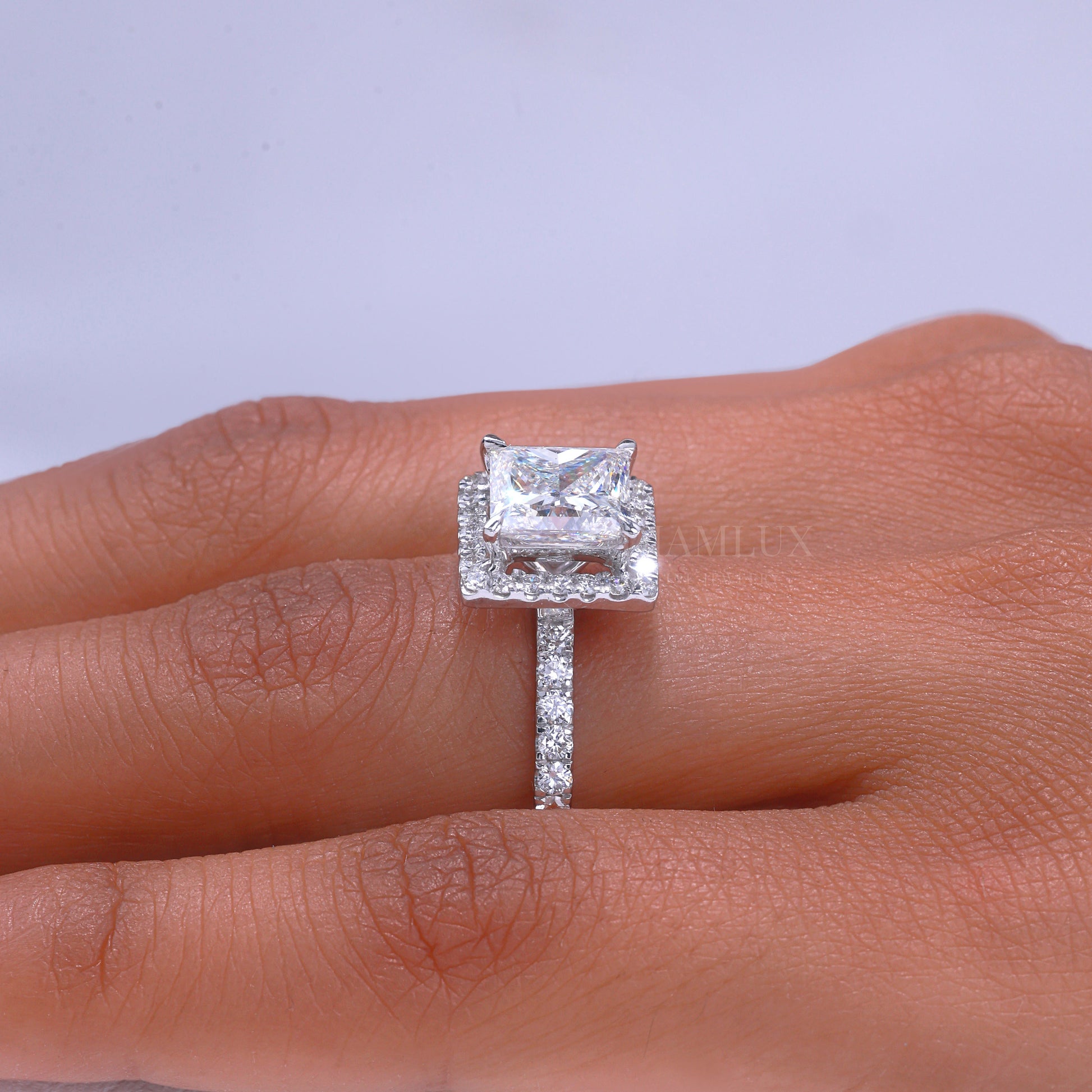 10kt Gold lab Diamond Ring Diamlux Fine Jewelry
