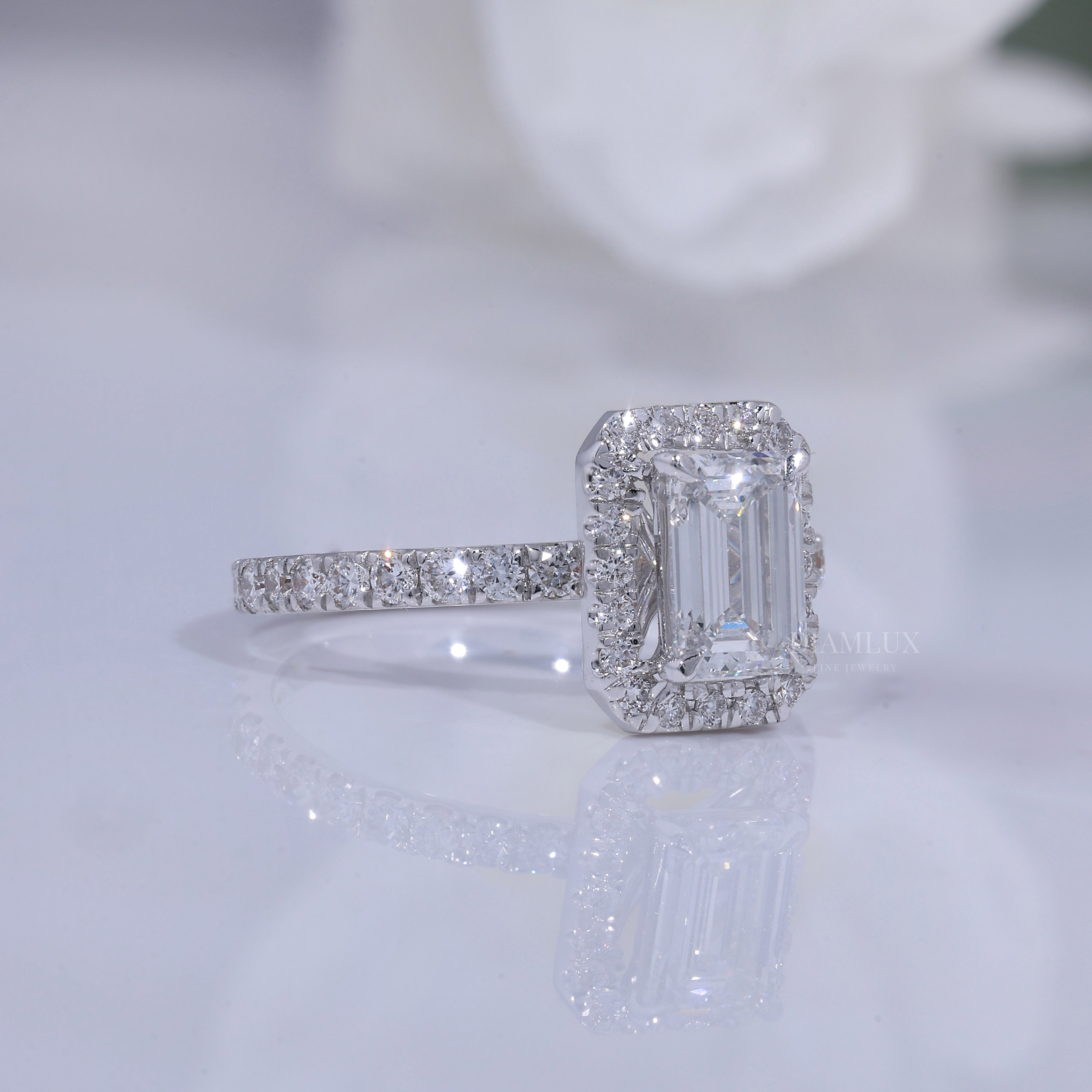 10kt Gold Lab Diamond Ring Diamlux Fine Jewelry