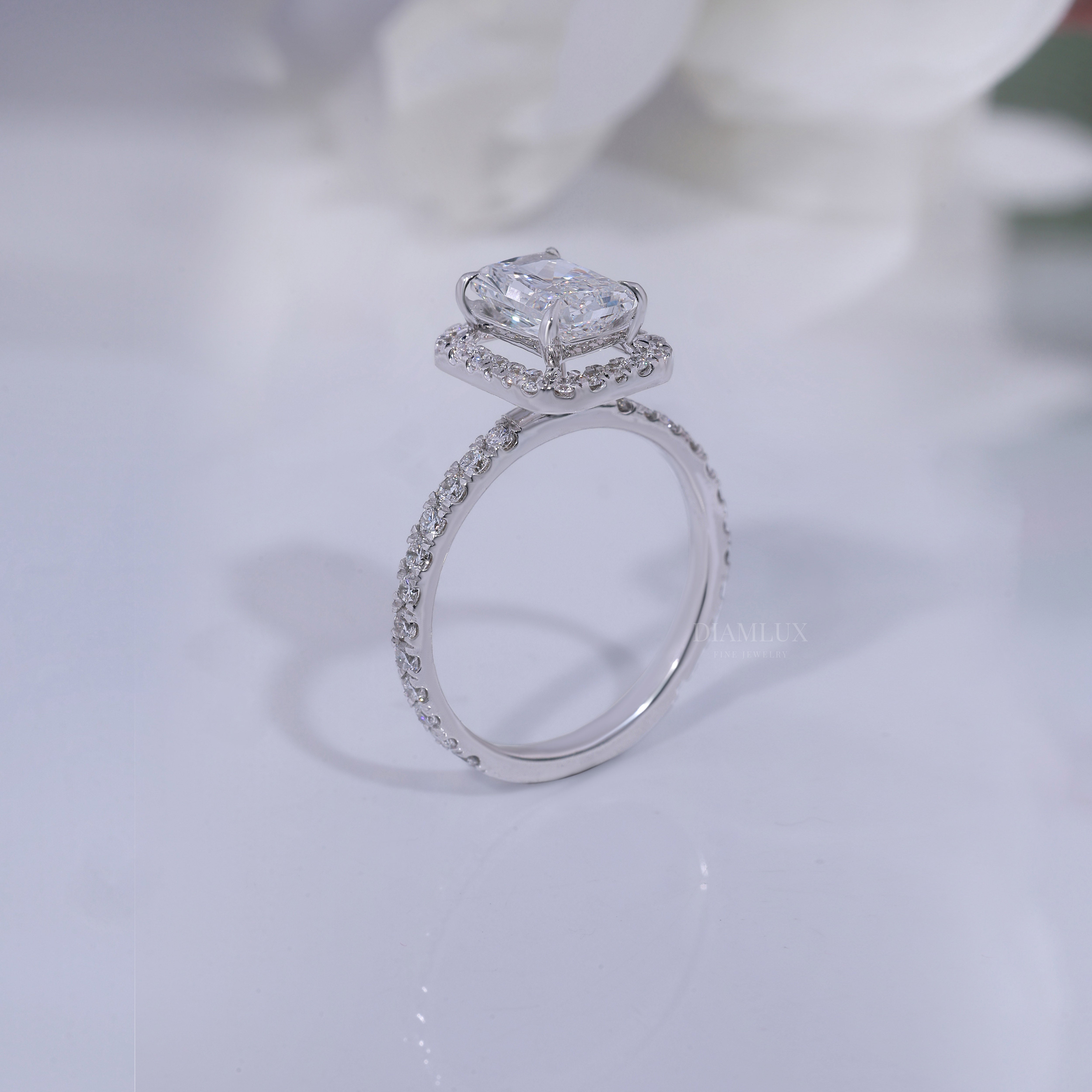 10kt Gold Lab Diamond Ring Diamlux Fine Jewelry