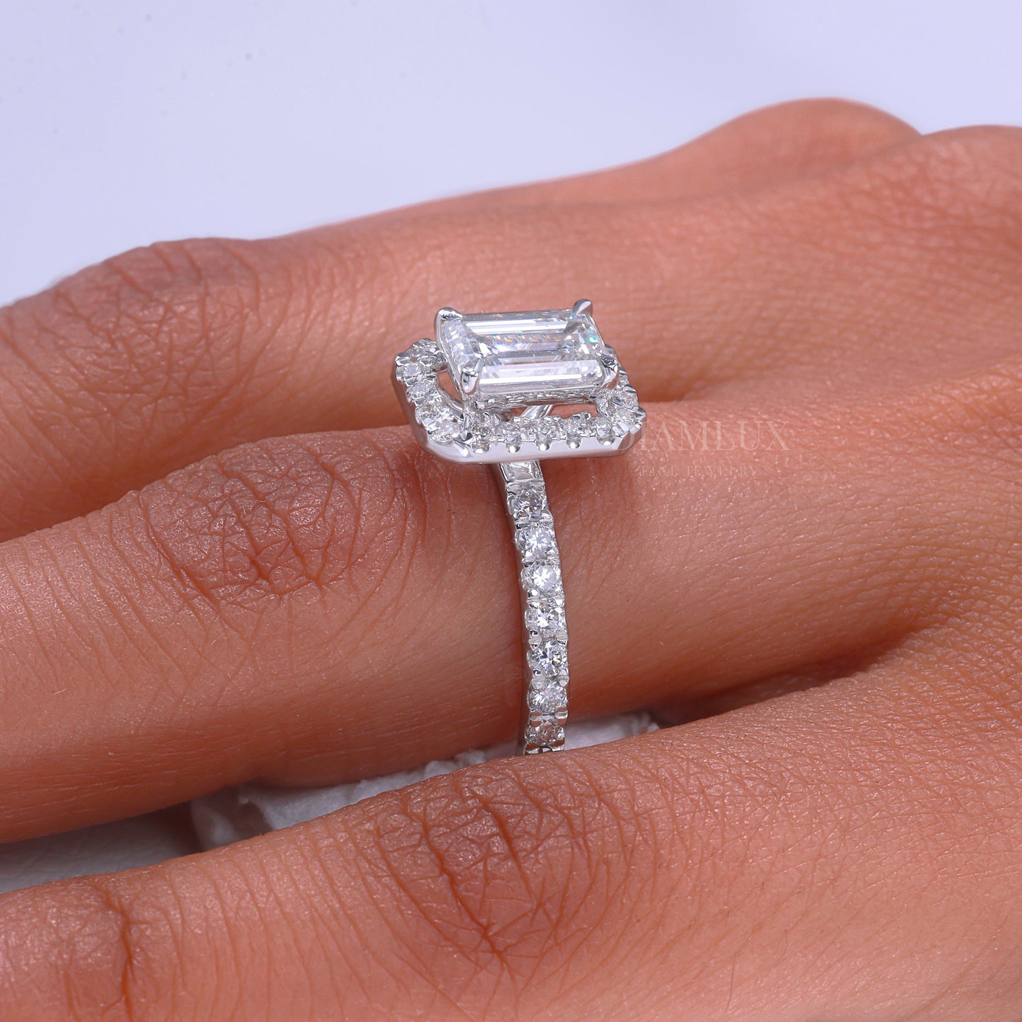 10kt Gold Lab Diamond Ring Diamlux Fine Jewelry
