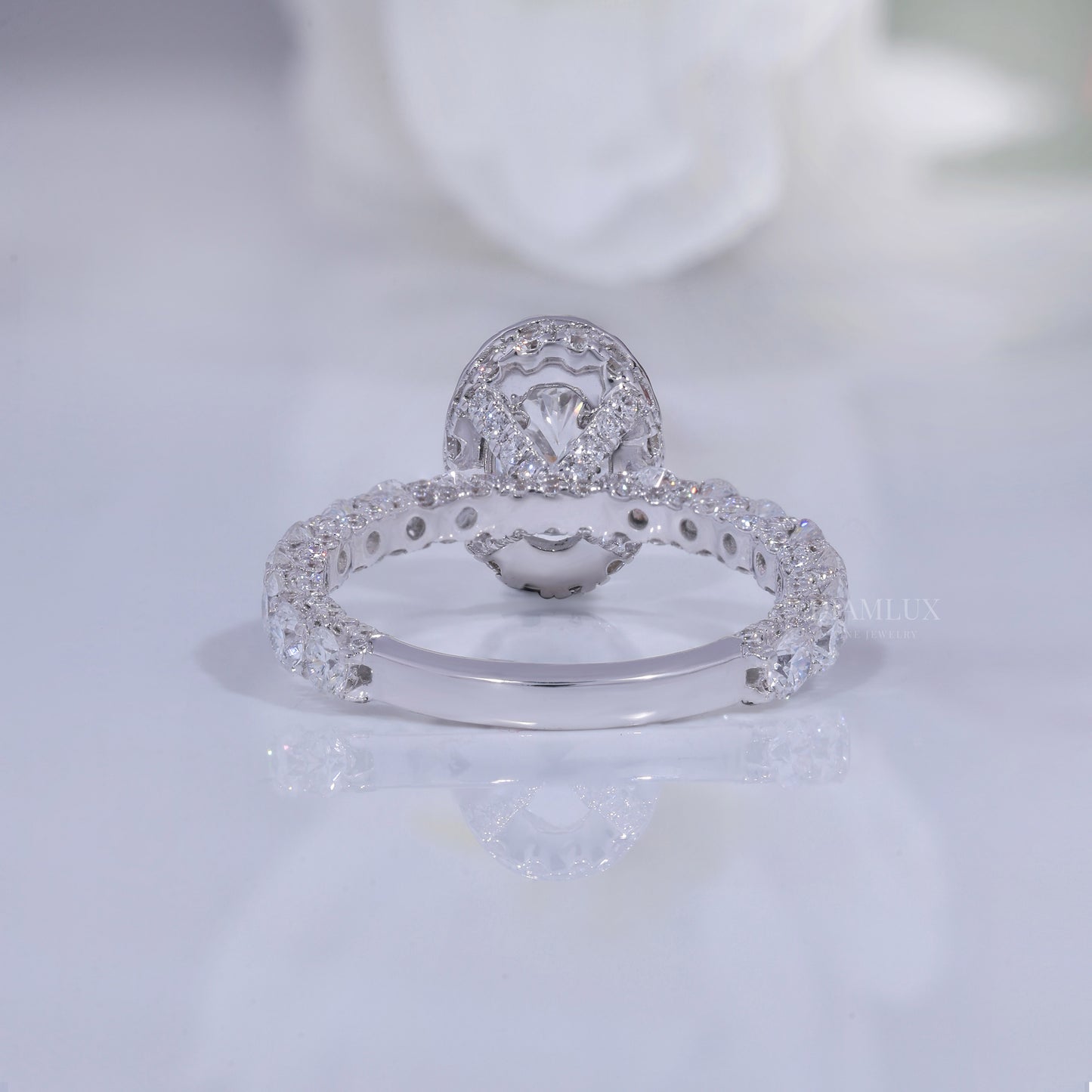 10kt  Gold Lab Diamond Ring Diamlux Fine Jewelry