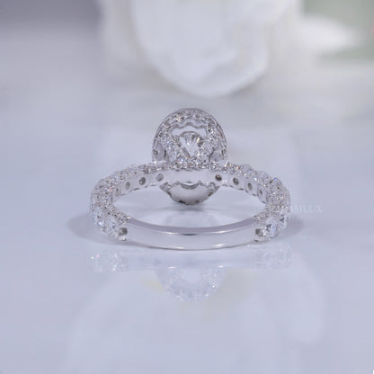 10kt  Gold Lab Diamond Ring Diamlux Fine Jewelry