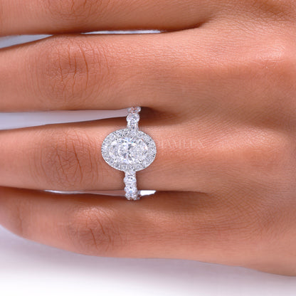10kt  Gold Lab Diamond Ring Diamlux Fine Jewelry