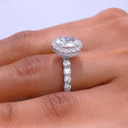10kt  Gold Lab Diamond Ring Diamlux Fine Jewelry