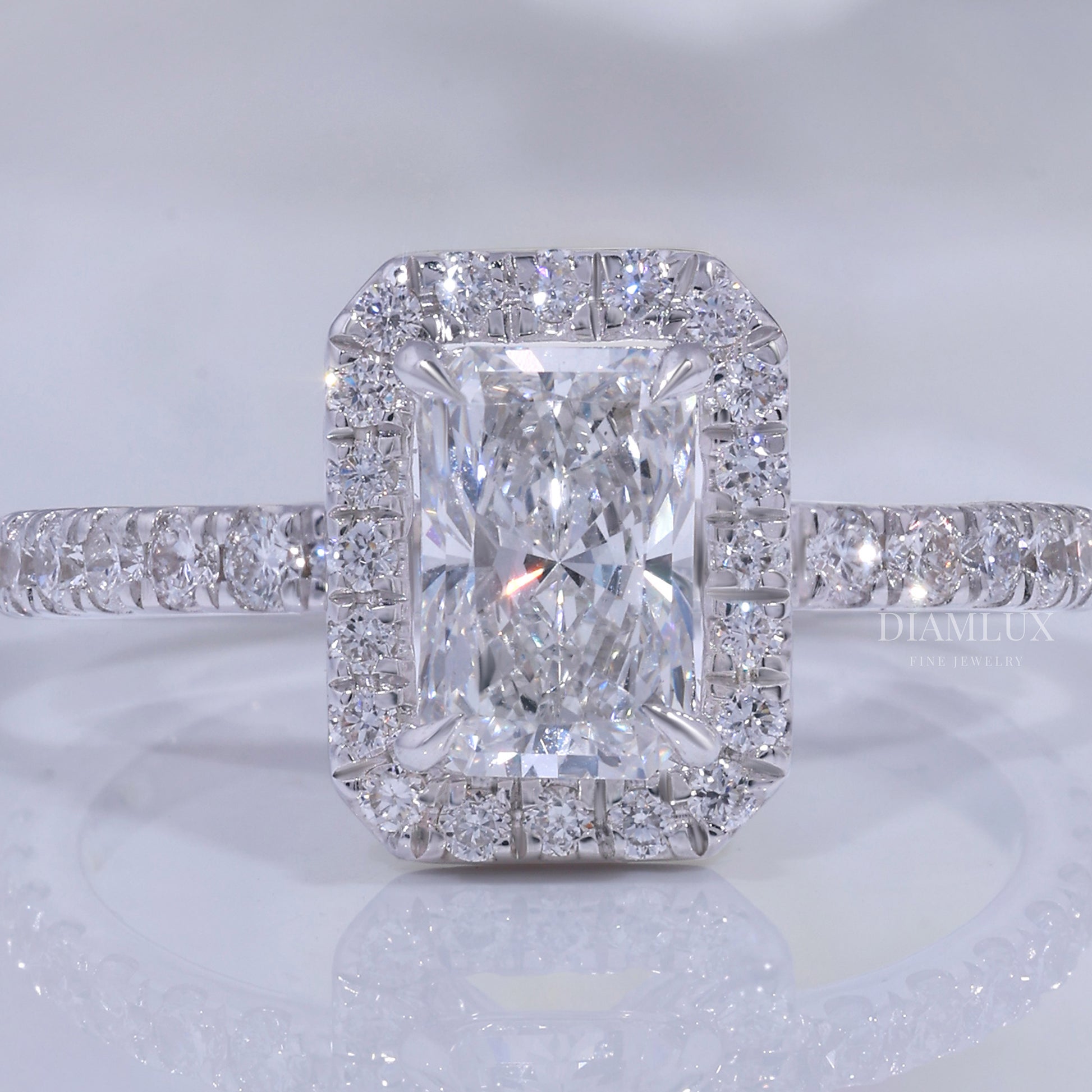 10kt Gold Lab Diamond Ring Diamlux Fine Jewelry