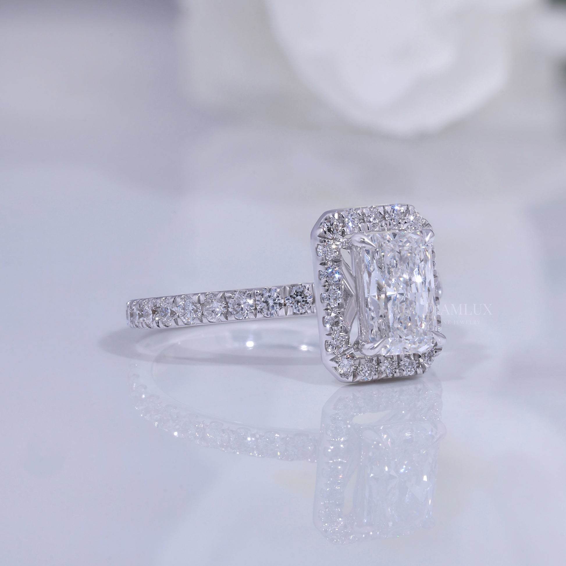 10kt Gold Lab Diamond Ring Diamlux Fine Jewelry