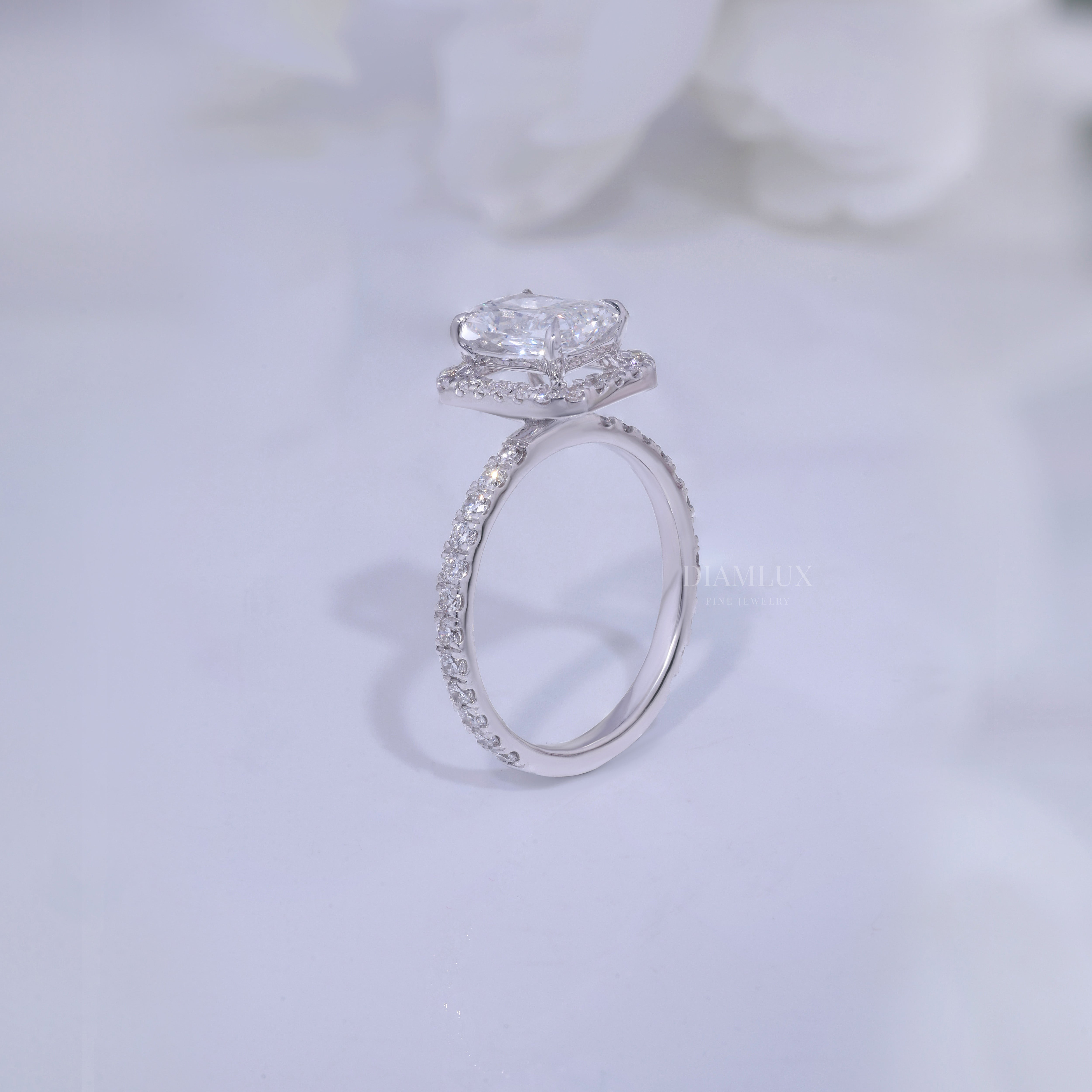 10kt Gold Lab Diamond Ring Diamlux Fine Jewelry