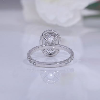 10kt Gold Lab Diamond Ring - Engagement Ring Diamlux Fine Jewelry