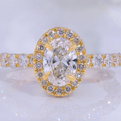 10kt Gold Lab Diamond Ring Diamlux Fine Jewelry