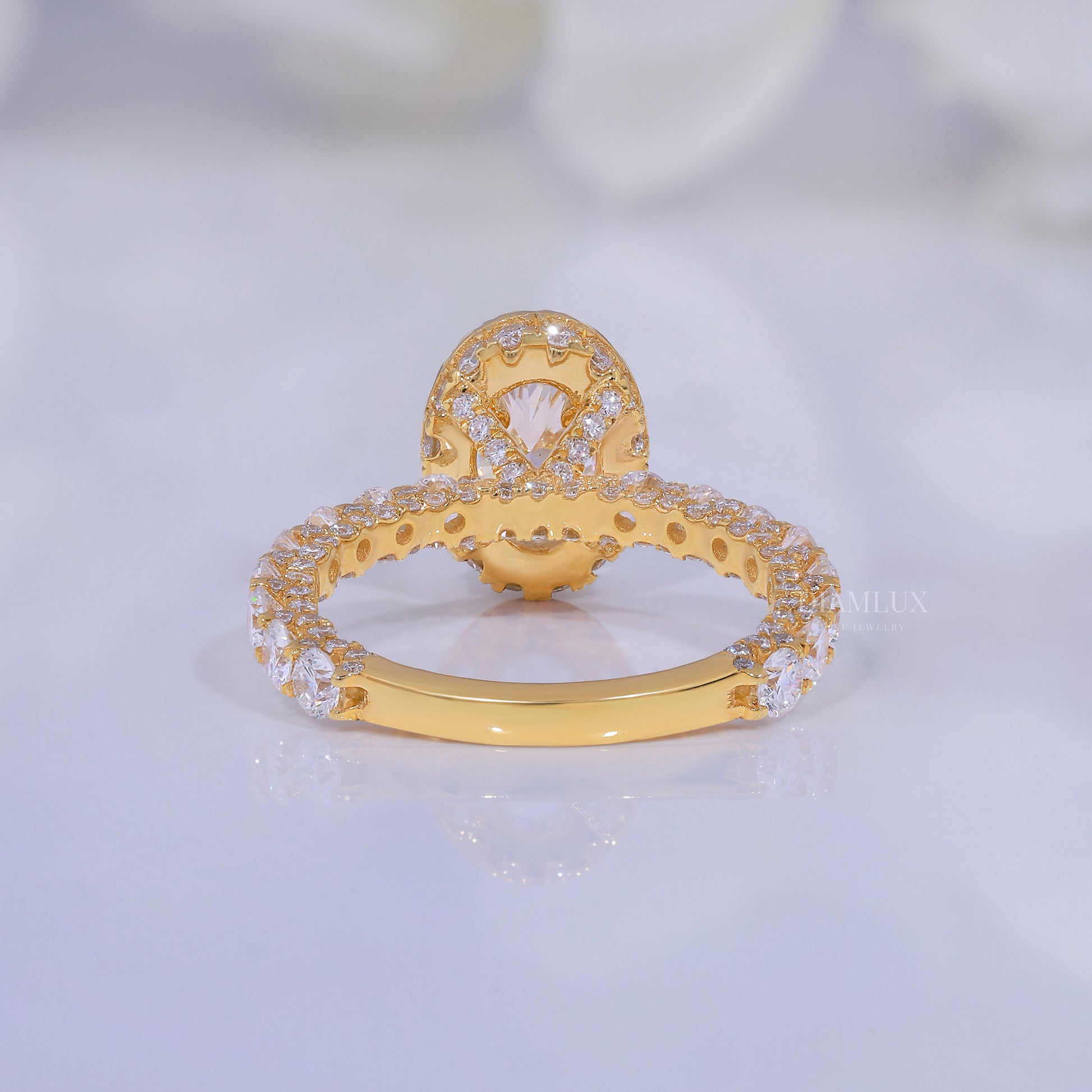 10kt Gold Lab Diamond Ring Diamlux Fine Jewelry
