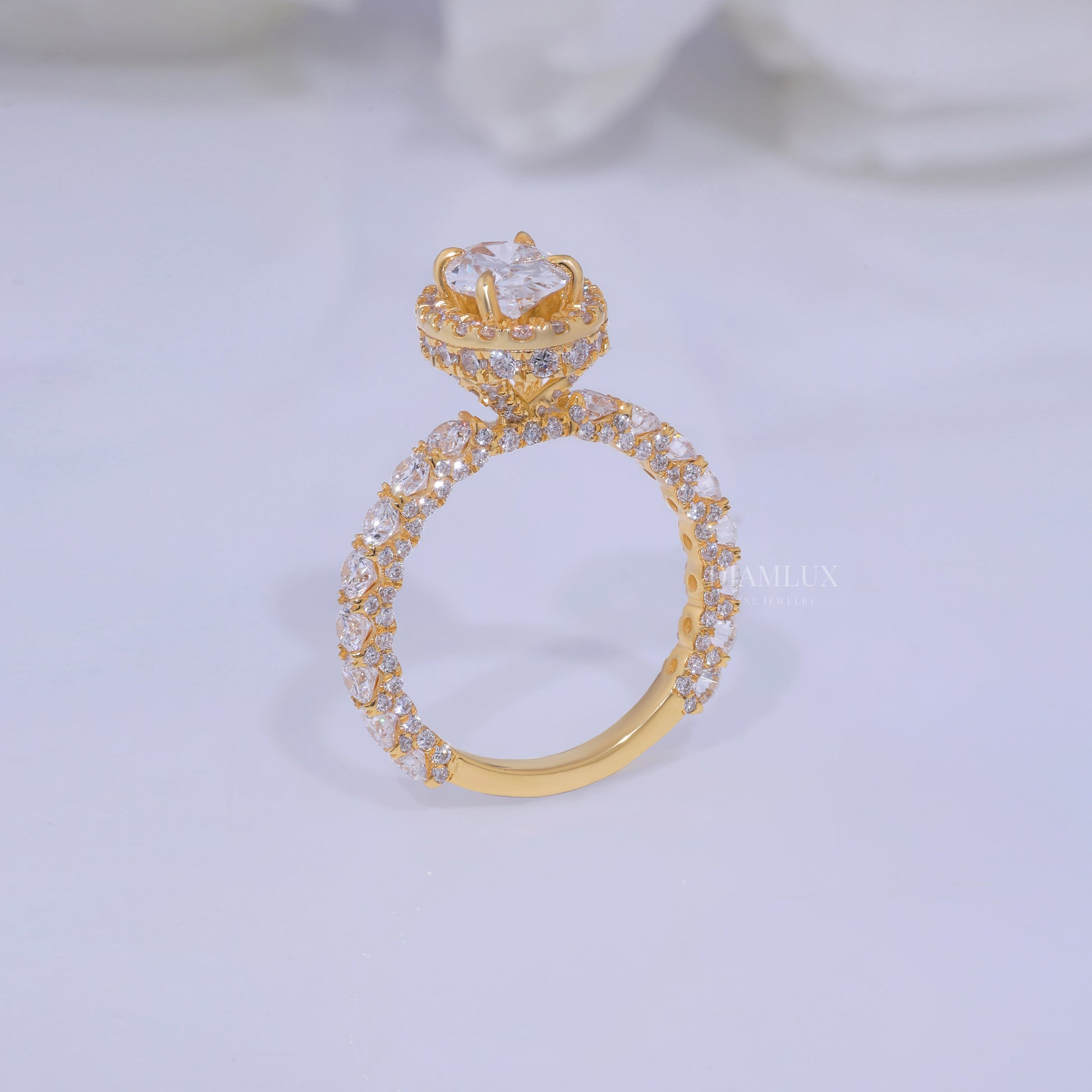 10kt Gold Lab Diamond Ring Diamlux Fine Jewelry