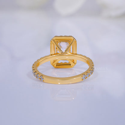 10kt Gold Lab Diamond Ring -Engagement Ring Diamlux Fine Jewelry