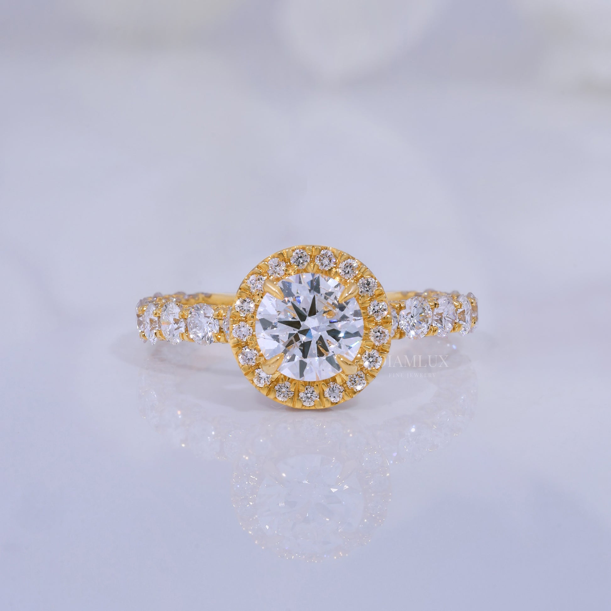 10kt Gold Diamond Ring Diamlux Fine Jewelry