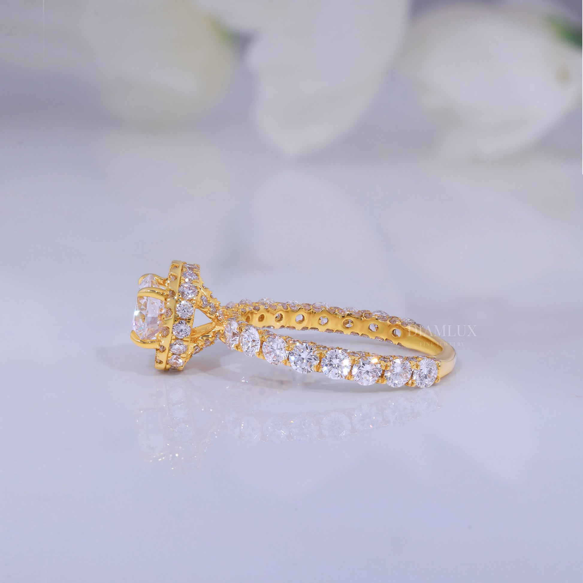 10kt Gold Diamond Ring Diamlux Fine Jewelry
