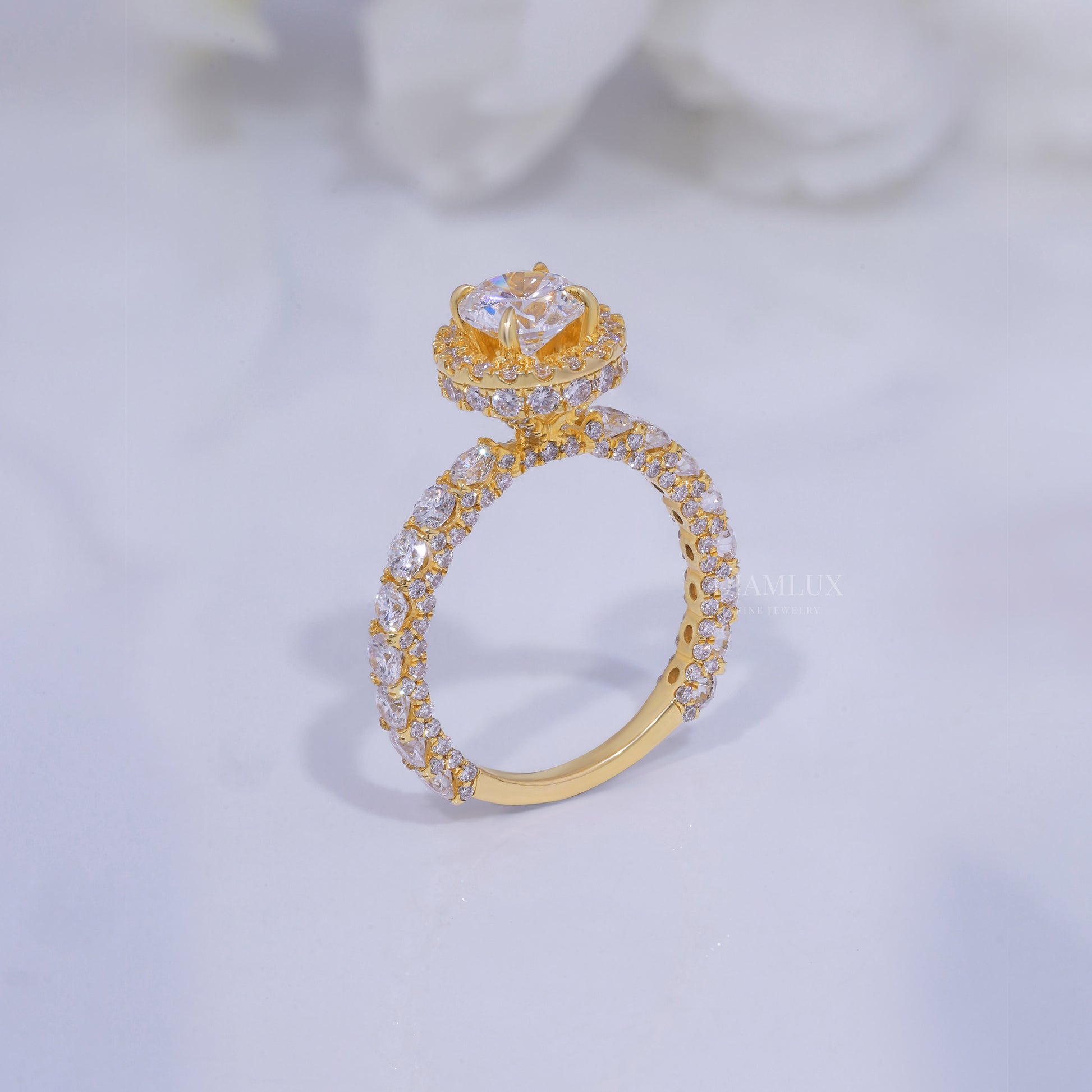 10kt Gold Diamond Ring Diamlux Fine Jewelry