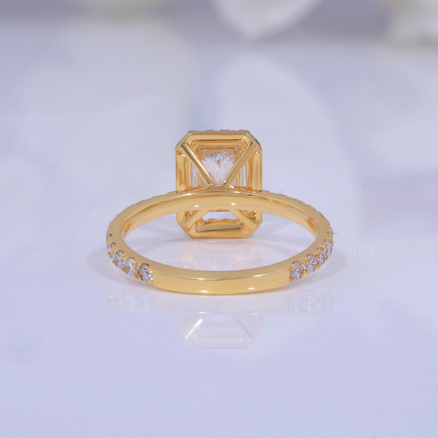 10kt Gold Lab Diamond Ring Diamlux Fine Jewelry