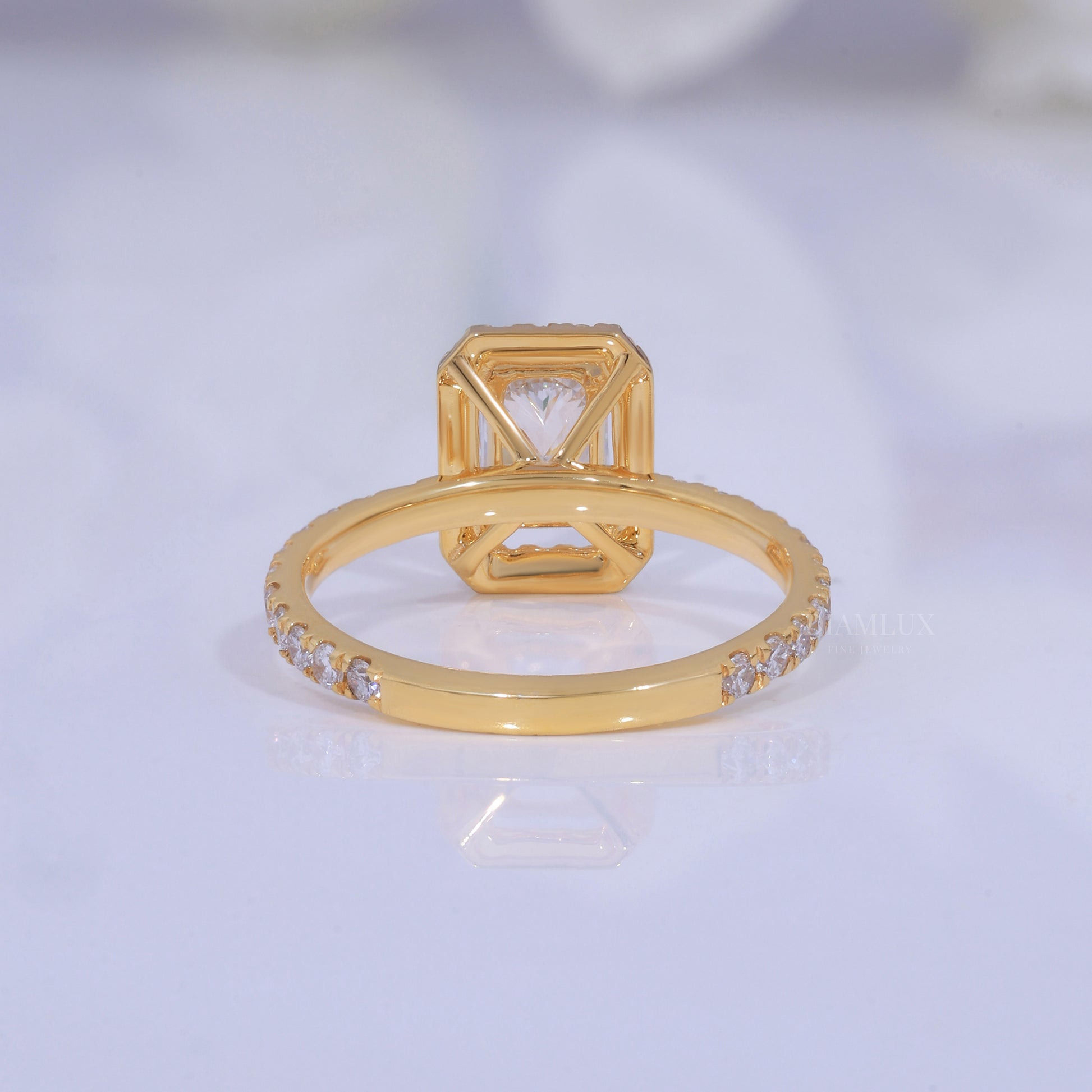 10kt Gold Lab Diamond Ring Diamlux Fine Jewelry