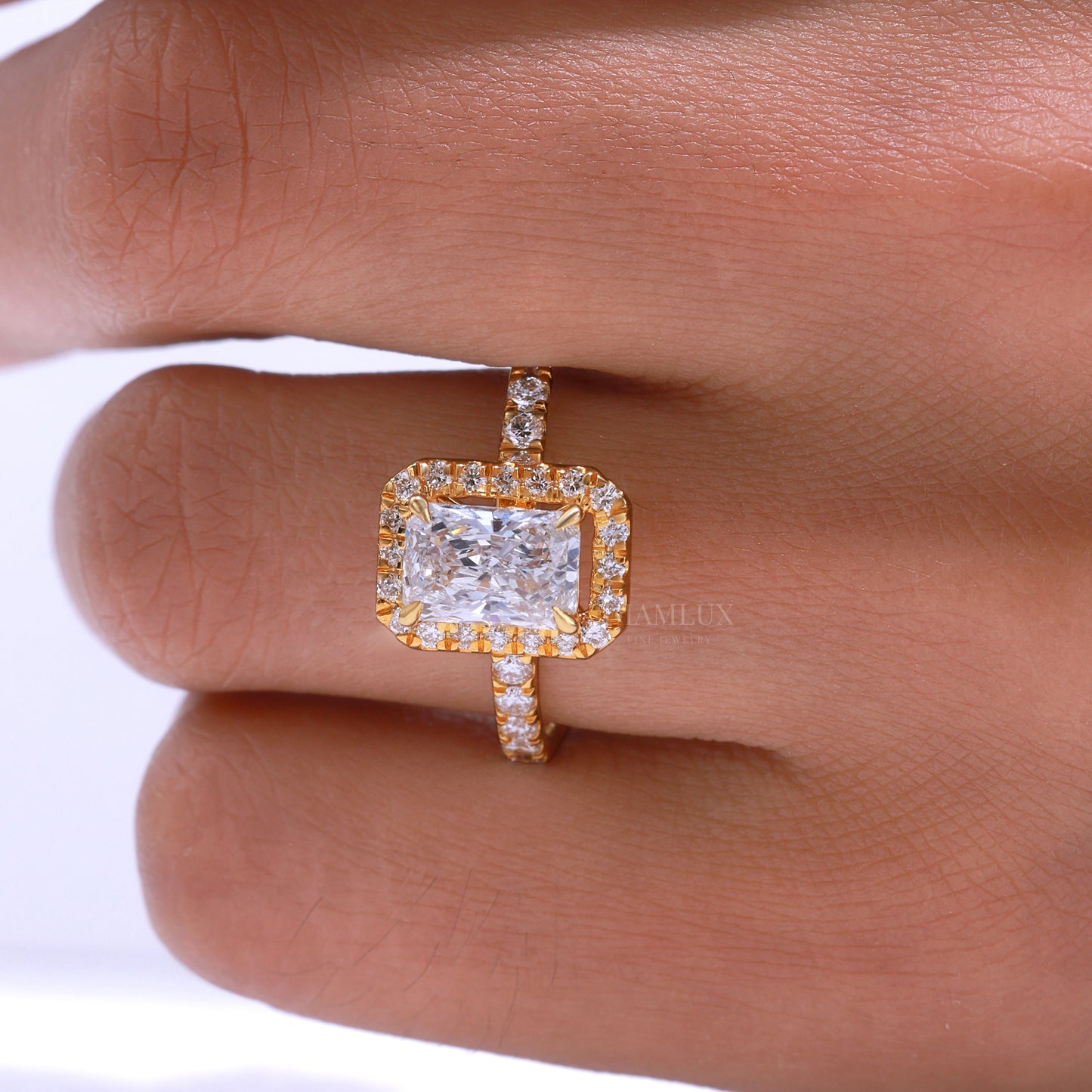 10kt Gold Lab Diamond Ring Diamlux Fine Jewelry