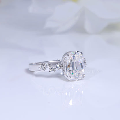 Elegant Cushion Cut Diamond Engagement Ring Diamlux Fine Jewelry
