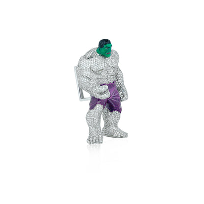 "Hulk" Pendant With VVS Moissanite Diamond Diamlux