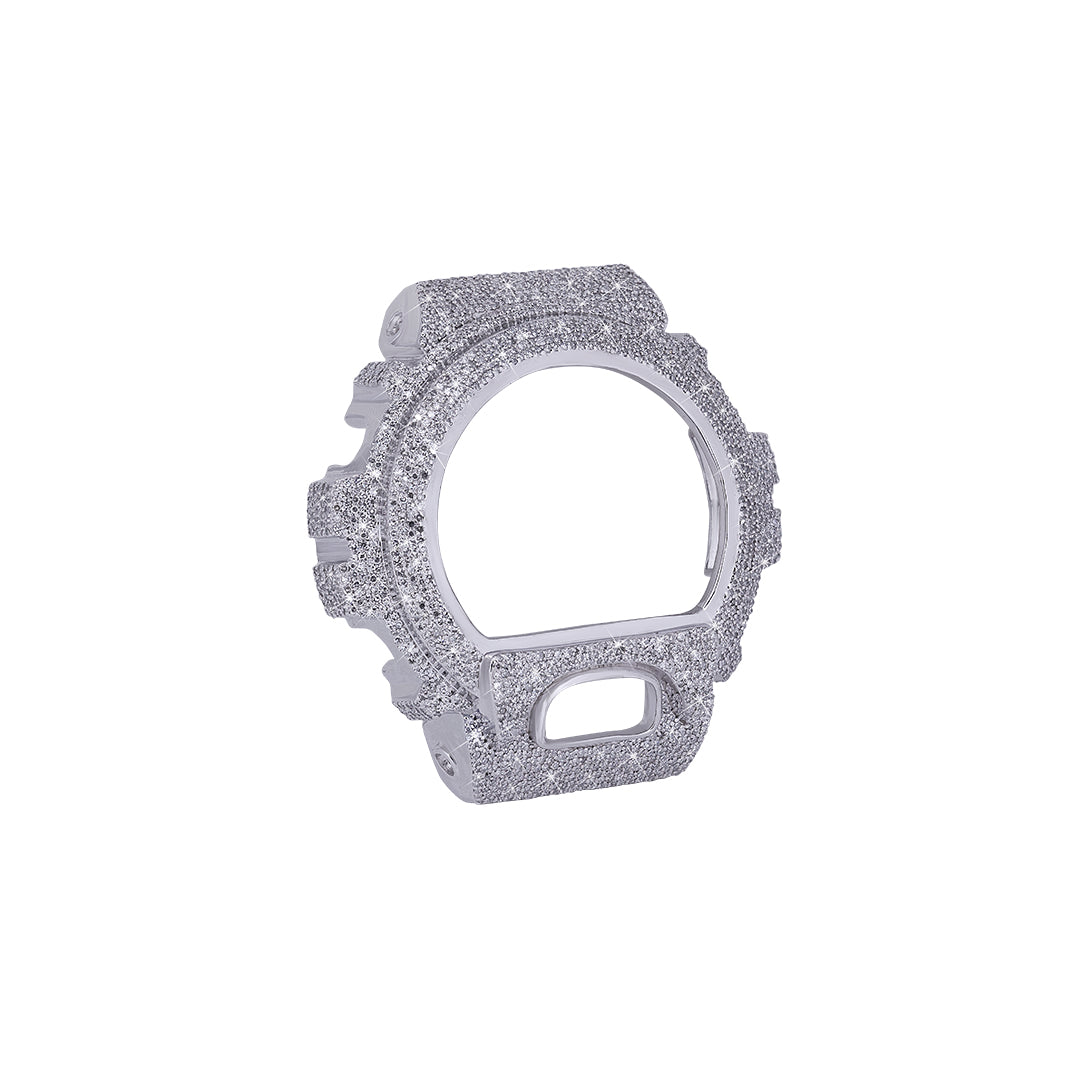 G-Shock Watch Bezel-VVS Moissanite Diamond Diamlux