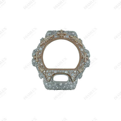 Natural Diamond Two Tone Bezel for G- Shock Diamlux