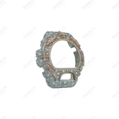 Natural Diamond Two Tone Bezel for G- Shock Diamlux